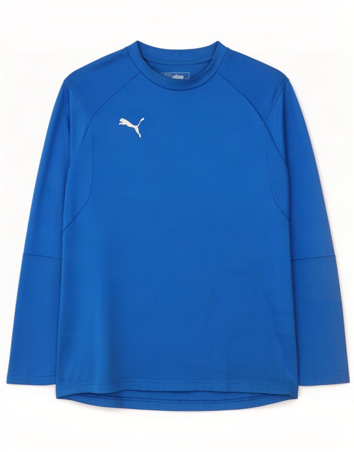 Puma Herren Top Langarm 2XL Blau Polyester