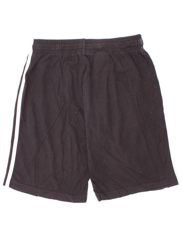 Adidas Sportshorts für Jungen, 11–12 Jahre, schwarze Baumwolle