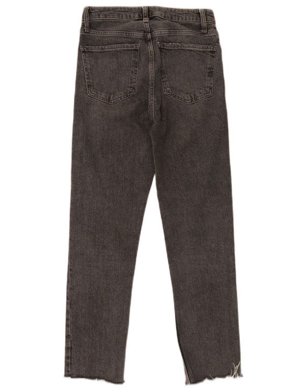Zara Damen Slim Jeans EU 34 2XS W24 L26 Grau