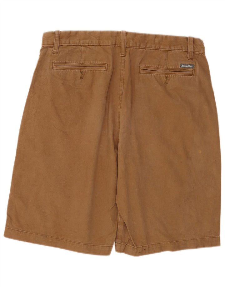 Eddie Bauer Herren Chinoshorts W33 mittelbraune Baumwolle
