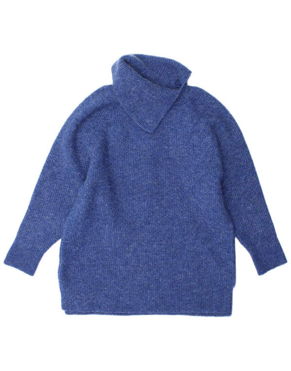 Monsoon Rollkragenpullover für Damen, Gr. 10, Small, Blau, Acryl
