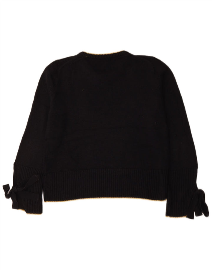 Marks & Spencer Damen-Pullover mit Rundhalsausschnitt, Gr. 14, mittleres Marineblau