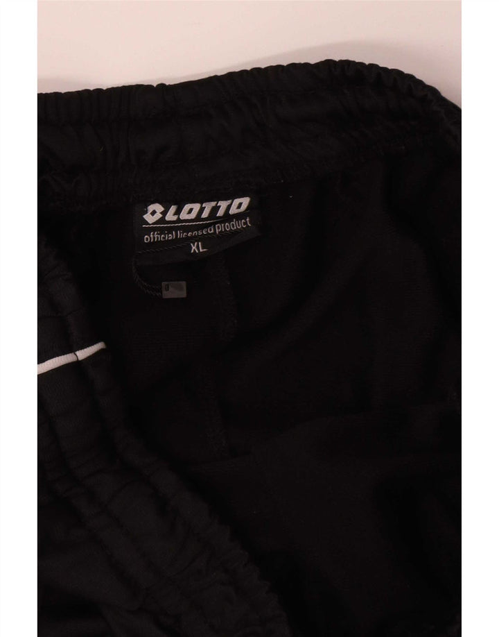 Lotto Herren-Trainingshose, Jogginghose, XL, Schwarz, Polyester