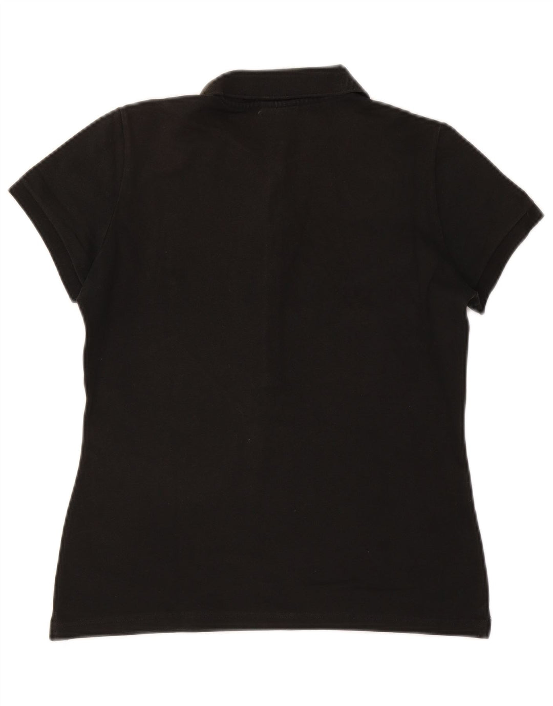 Lacoste Damen-Poloshirt, Größe 44, große schwarze Baumwolle