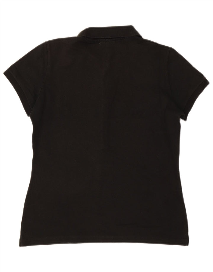 Lacoste Damen-Poloshirt, Größe 44, große schwarze Baumwolle