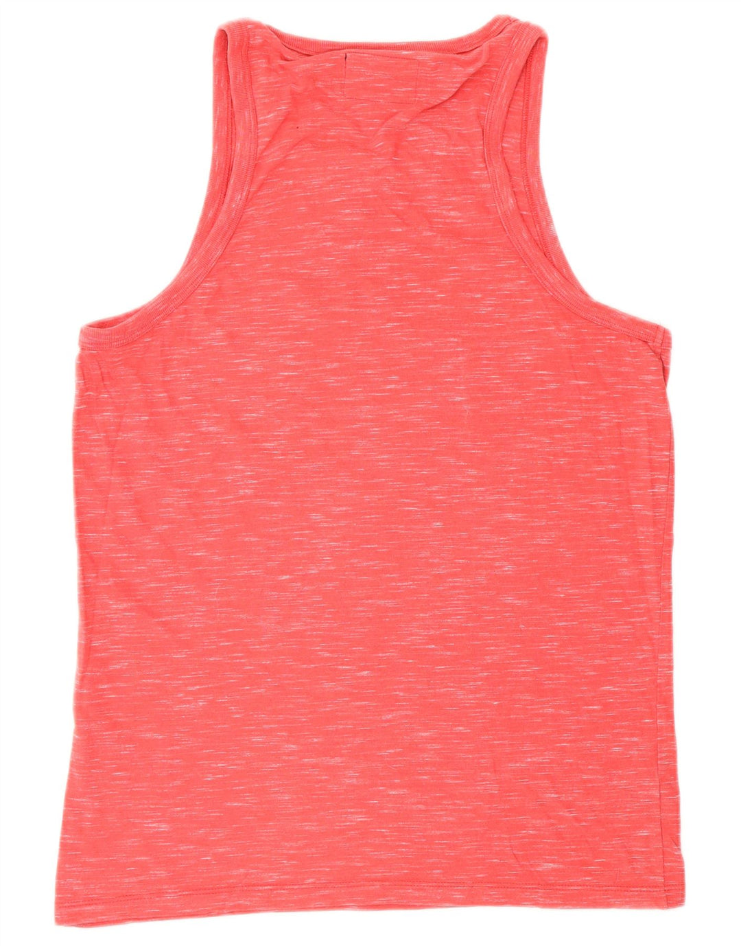 SUPERDRY Herren-Trägershirt aus mittelrot gesprenkelter Baumwolle