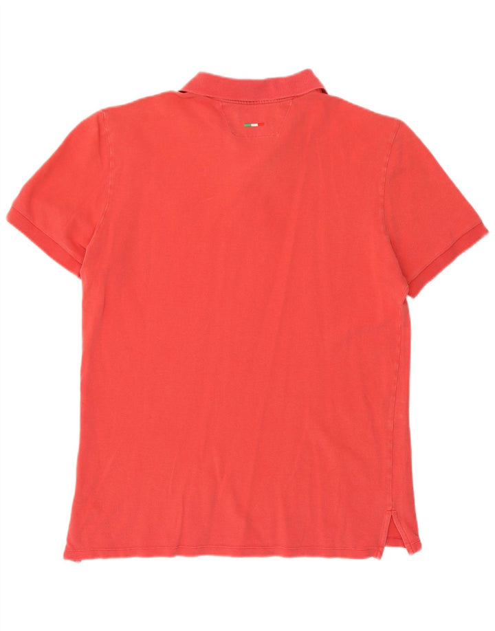 Jeckerson Herren-Poloshirt aus mittelrosa Baumwolle