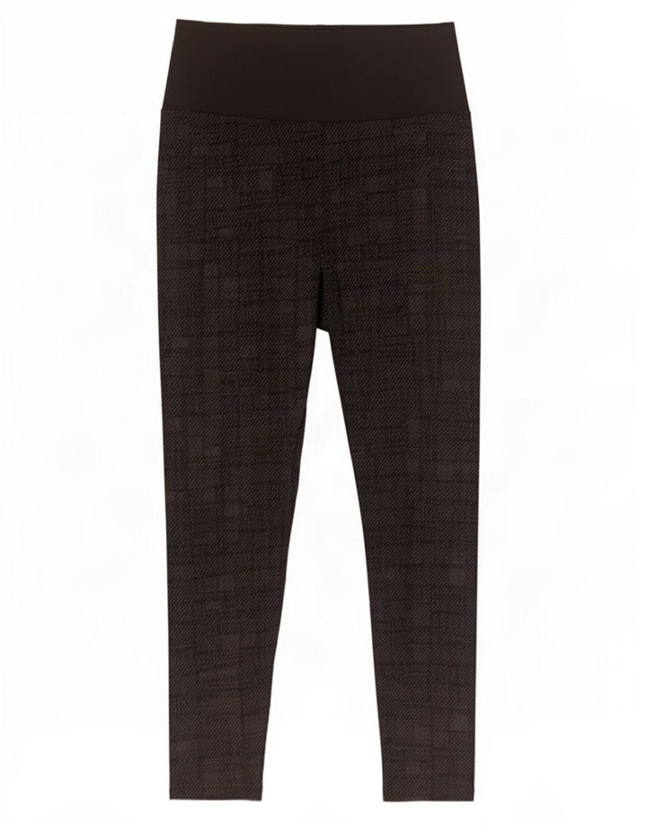 Marks & Spencer Damen Leggings UK 10 Small Schwarze geometrische Viskose