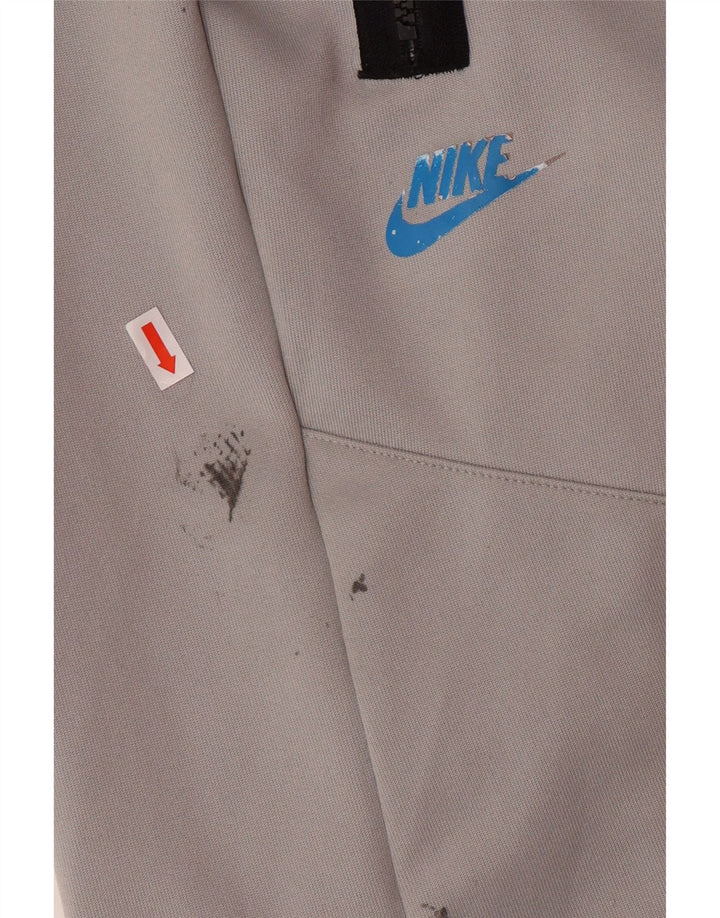 NIKE Herren-Trainingshose, Jogginghose, mittelgraues Polyester