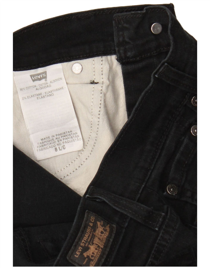 Levi's Damen 512 Bootcut Jeans US 8 Medium W28 L33 Schwarz