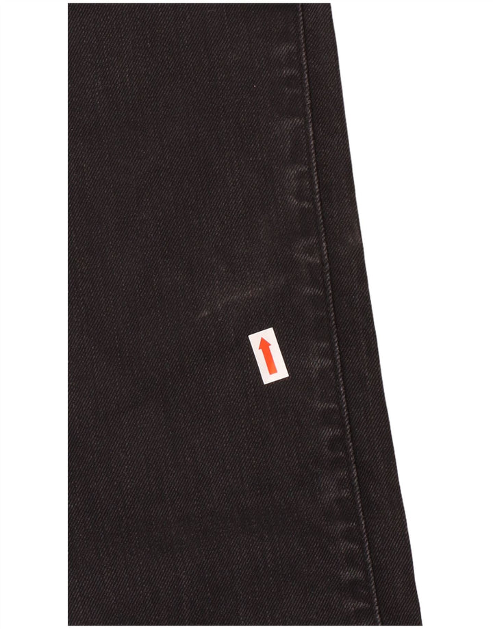 Diesel Damen Totta Straight Jeans W25 L27 Schwarze Baumwolle