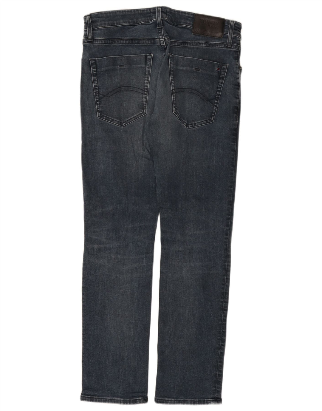 Tommy Hilfiger Herren Slim Jeans W33 L30 Blaue Baumwolle