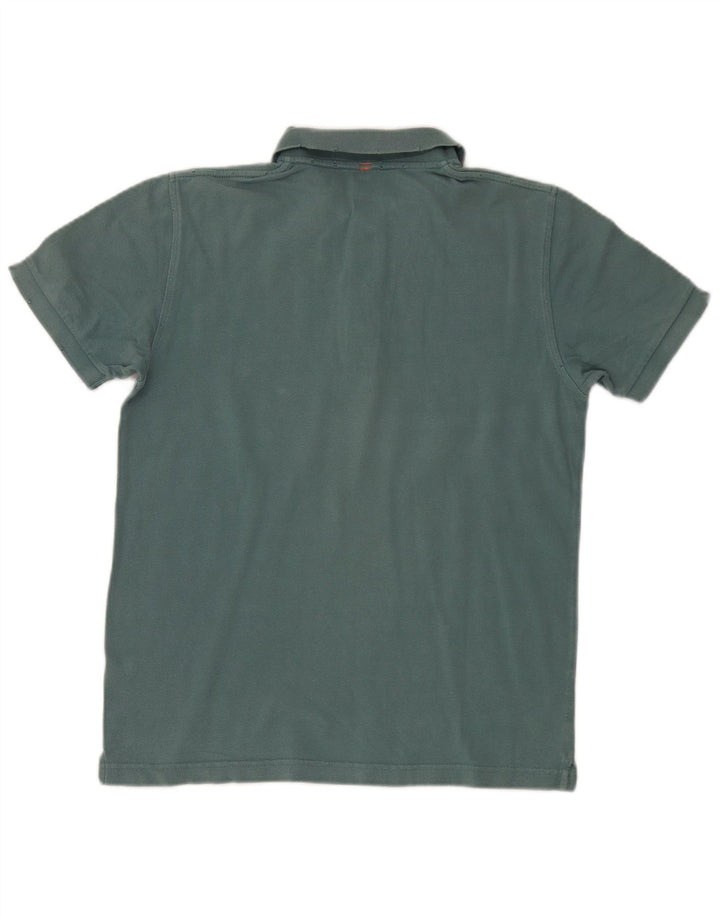 Sun68 Herren-Poloshirt aus mittelgrüner Baumwolle