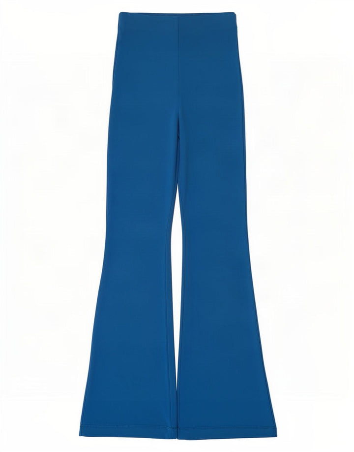 Zara Damen Flare-Trainingshose, Größe S, Blau