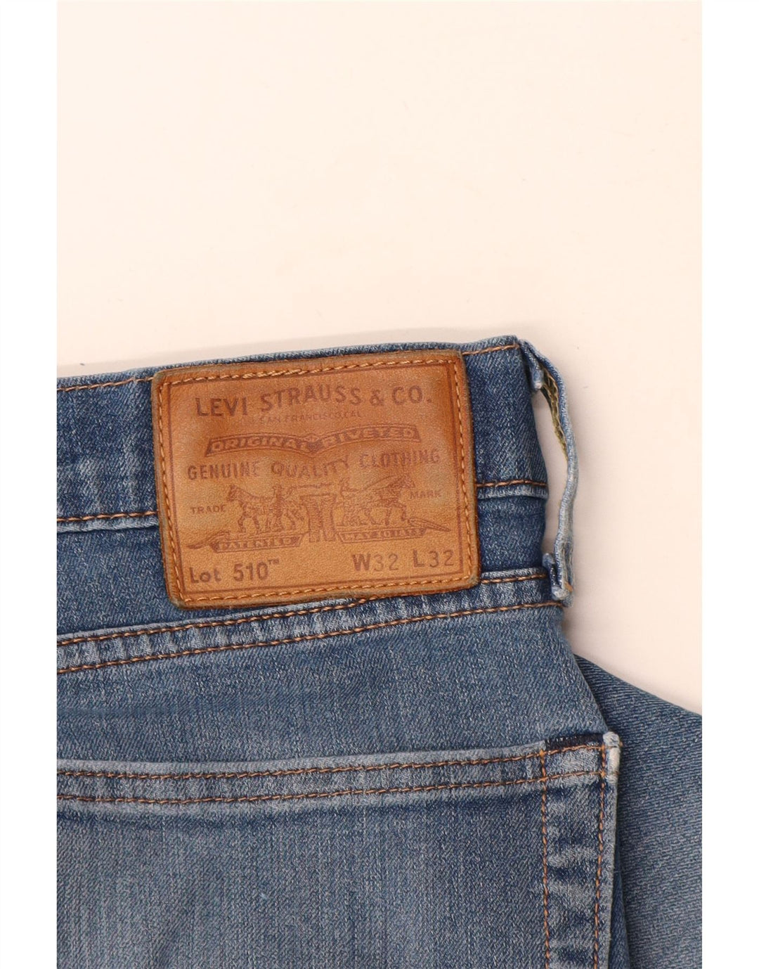 Levi's Damen 510 Skinny Jeans W32 L28 Blau