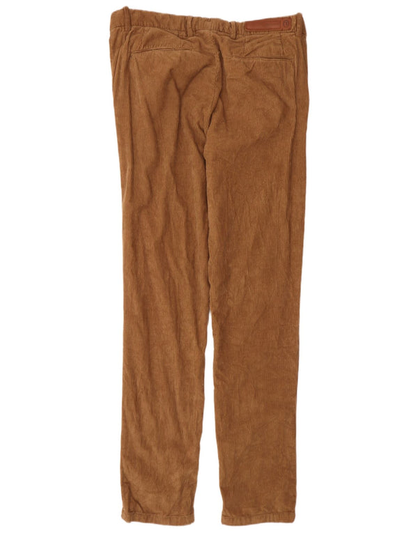 Trussardi Herren Slim Cordhose IT 50 Large W38 L34 Braune Baumwolle