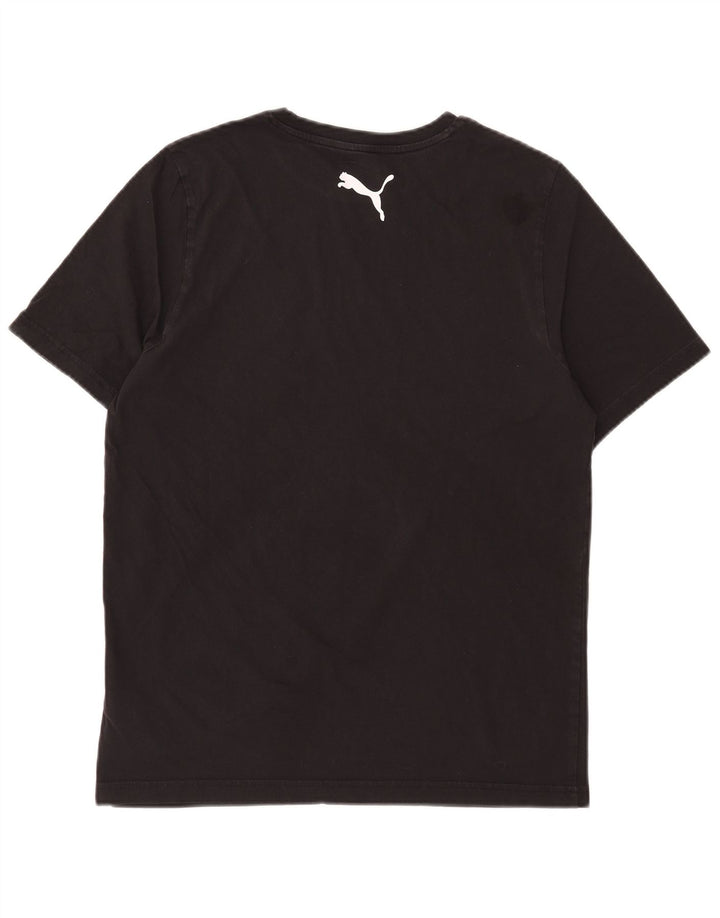 PUMA Herren T-Shirt Top Medium Schwarz Baumwolle