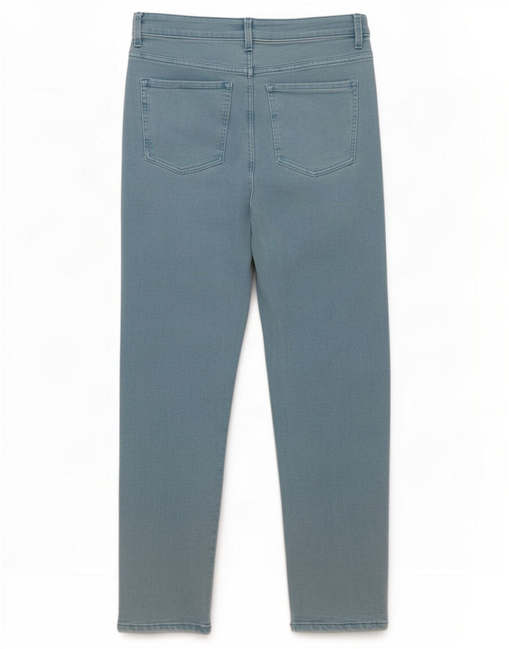 Marks & Spencer Damen Straight Jeans UK 12 Medium W30 L27 Türkis