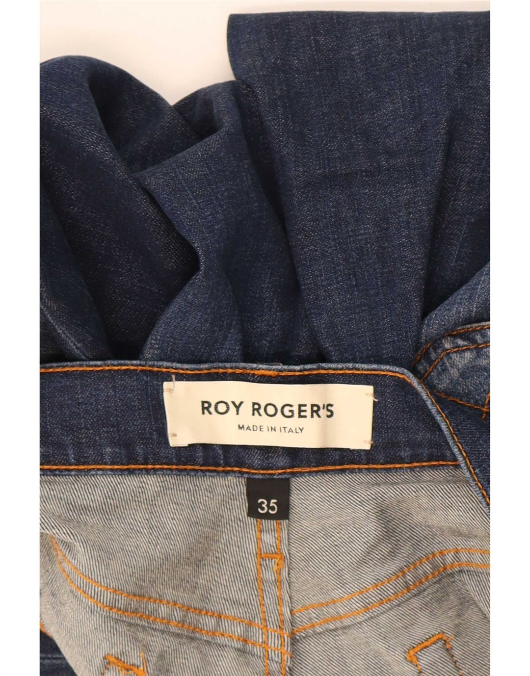 Roy Rogers Herren Slim Jeans W35 L30 Blaue Baumwolle