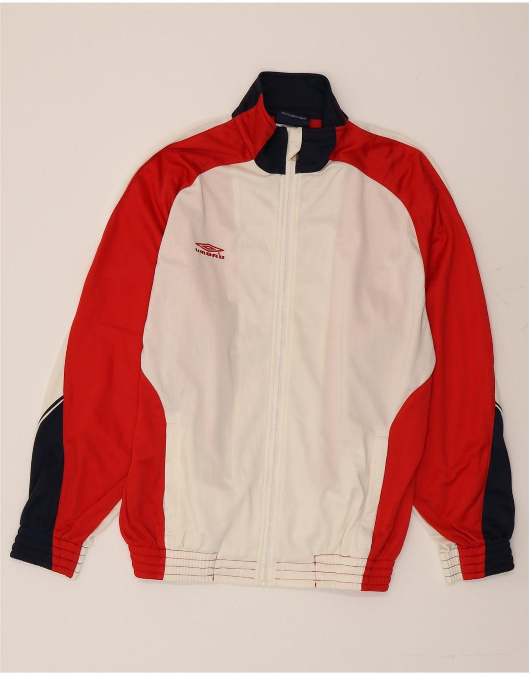 UMBRO Herren-Trainingsanzugoberteil, UK-Größe 41/43, groß, mehrfarbig, Farbblock