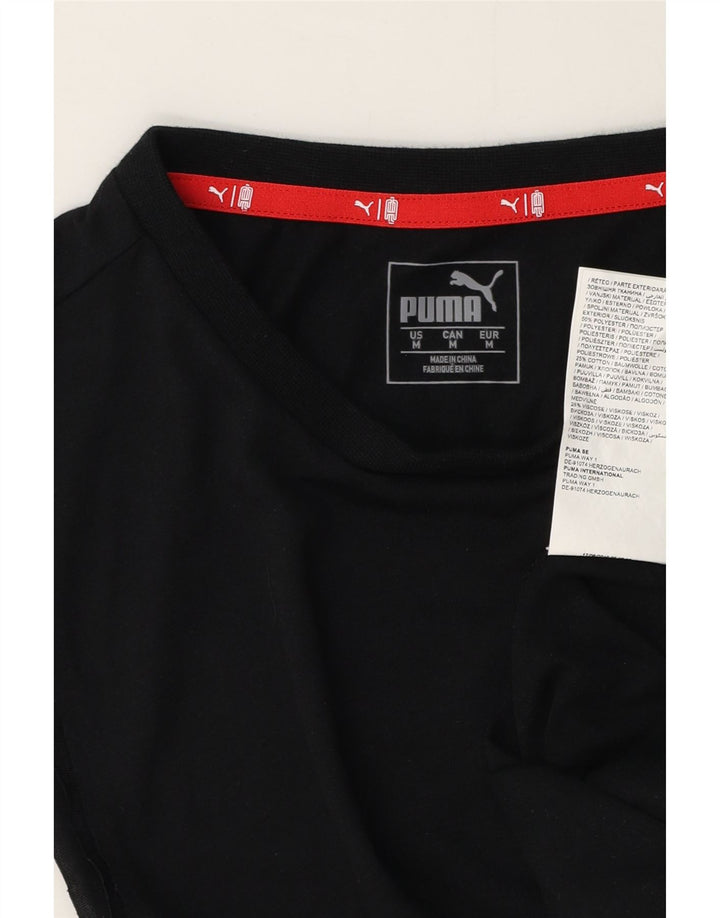 Puma Herren Weste Top Medium Schwarz Baumwolle
