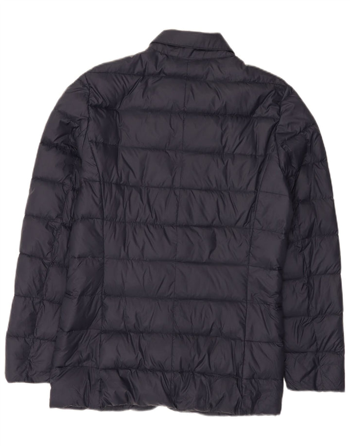 Benetton Herren Wattierte Jacke IT 44 XS Marineblau Polyamid