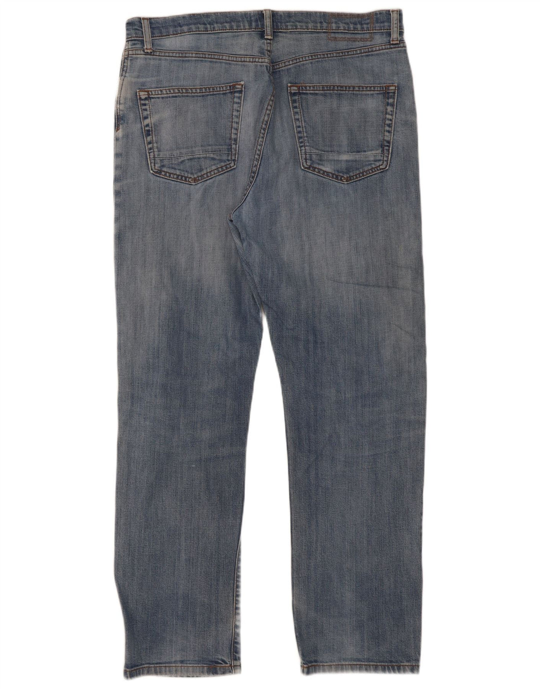 Marks & Spencer Herren Tapered Jeans W34 L31 Blaue Baumwolle