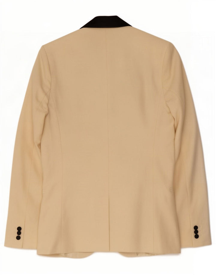 French Connection Damen-Blazer mit 1 Knopf, UK 6, XS, Beige, Farbblock