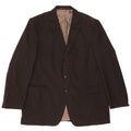Marks & Spencer Herren-Blazer mit 3 Knöpfen, UK 46, XL, Schwarz, Polyester