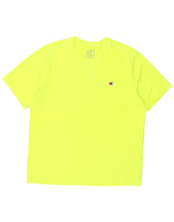 Champion Herren T-Shirt Top Large Gelb