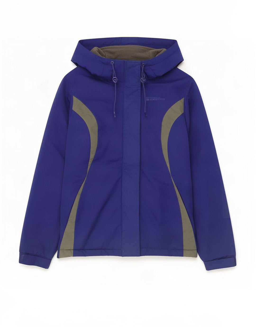 Mountain Warehouse Damen-Skijacke mit Kapuze, Größe S, Blau, Farbblock