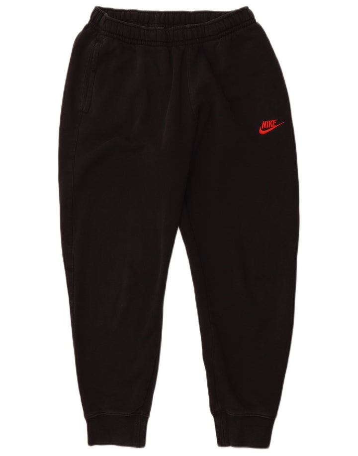 NIKE Herren-Trainingshose, Jogginghose, Größe S, Schwarz, Baumwolle
