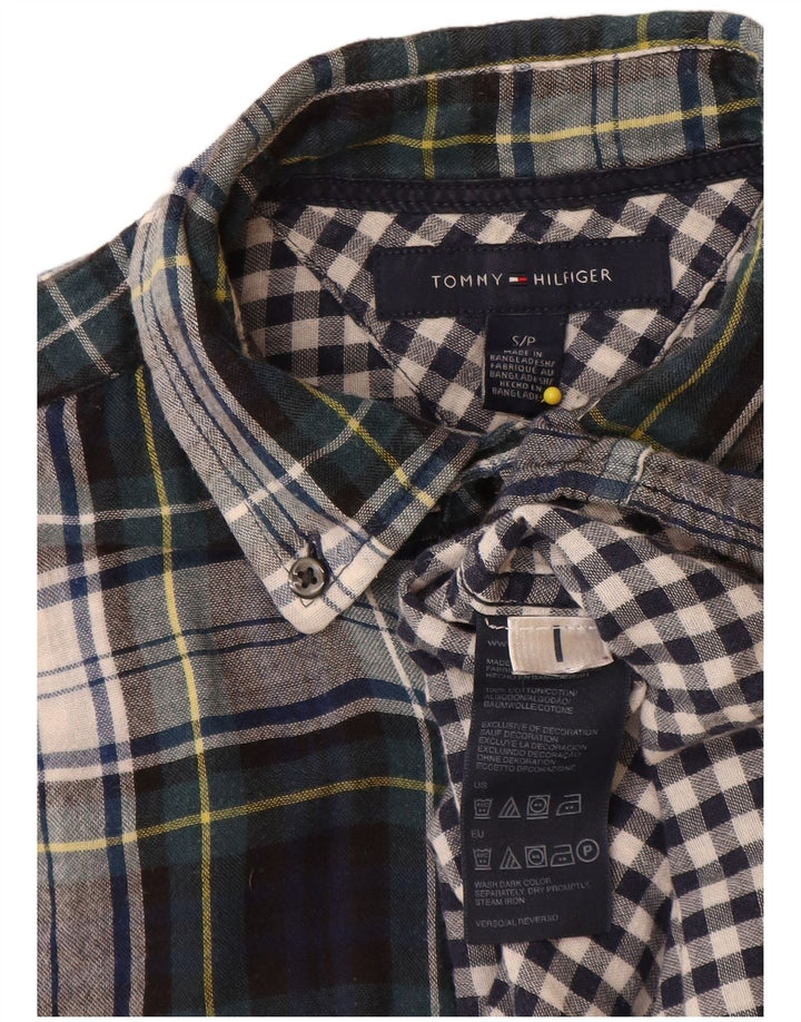 Tommy Hilfiger Herren-Flanellhemd, klein, mehrfarbig, kariert, Baumwolle