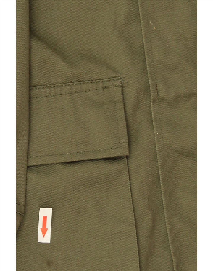 Vintage Herren Utility Jacke UK 40 Large Khaki Polyester