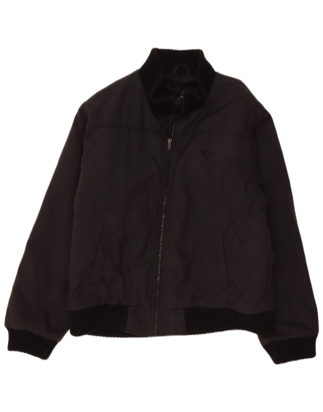 Meltin' Pot Herren Wattierte Jacke UK 42 XL Schwarz Polyamid