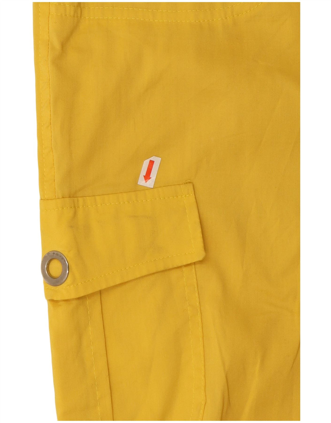 Roccobarocco Capri-Cargohose für Damen, W30, L22, Gelb