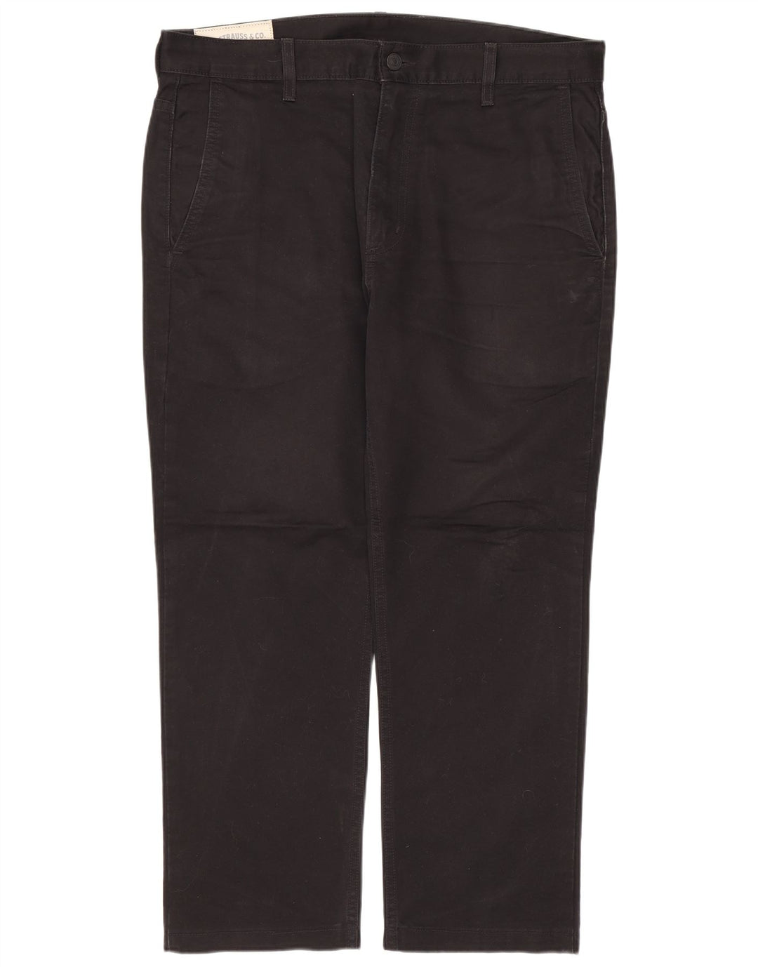 Levi's Herren gerade Chinohose W33 L25 schwarze Baumwolle