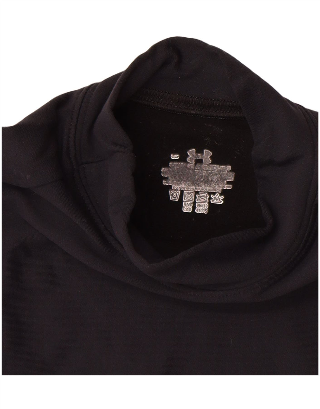 UNDER ARMOUR Mädchen Top Langarm 13-14 Jahre Schwarz