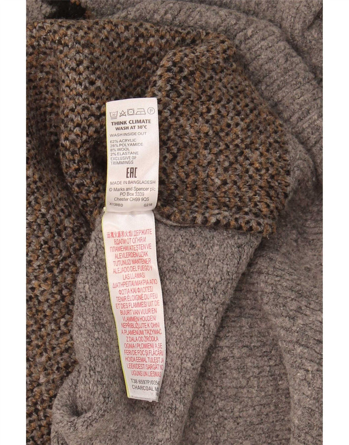 Marks & Spencer Damen-Pullover mit Rollkragen, Gr. 18, XL, Grau