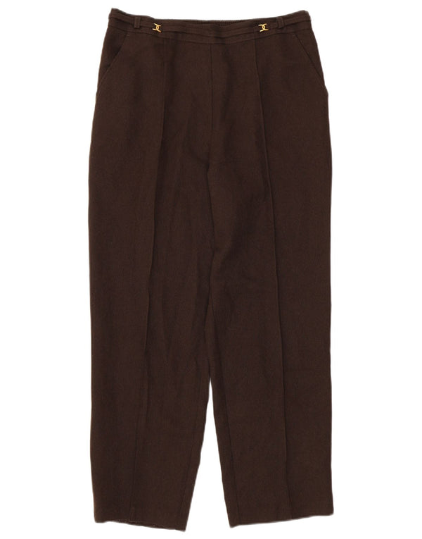 Marks & Spencer Damen Tapered Casual Hose UK 12 Medium W30 L26 Braun