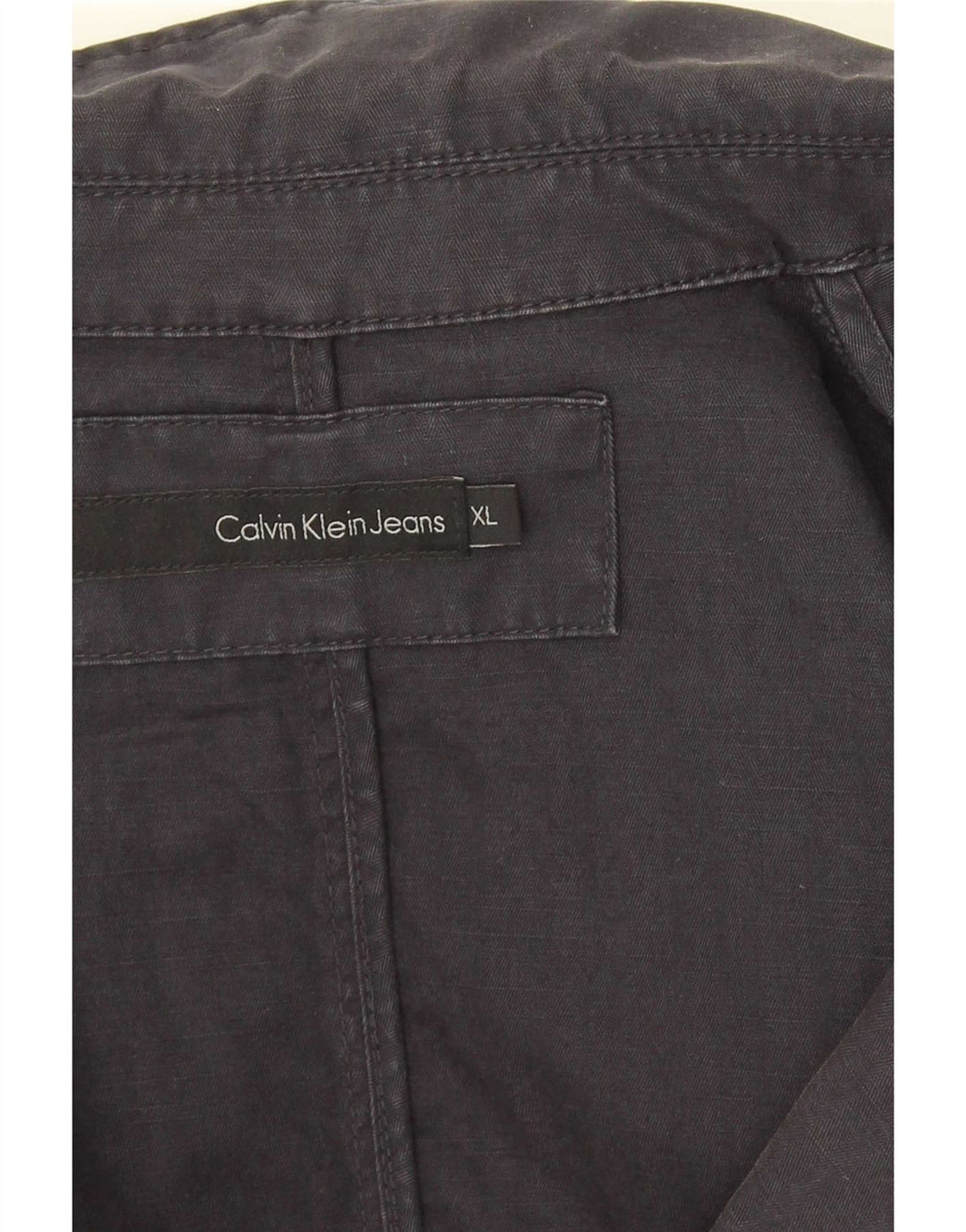 Calvin Klein Herren 1-Knopf-Blazerjacke UK 42 XL Marineblau