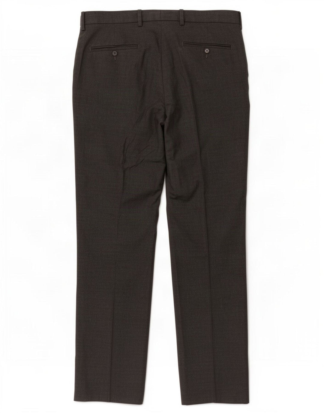 Marks & Spencer Herren-Anzughose in normaler Passform, W34, L31, grau, Polyester