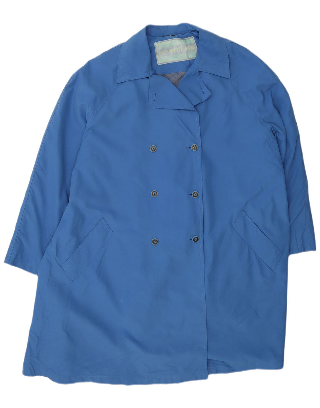 PENNY BLACK Damen Übergroßer Trenchcoat UK 14 Mittelblaues Acetat