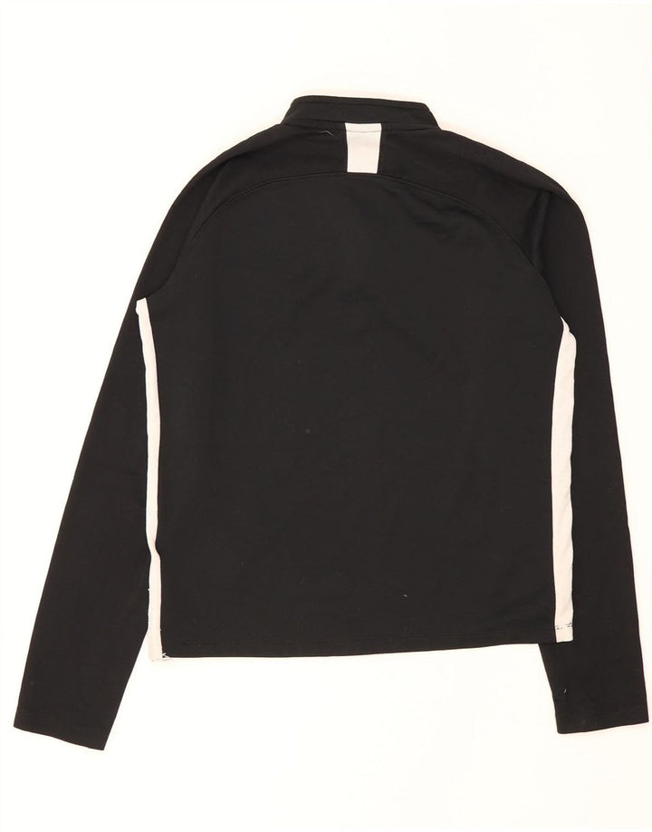 Nike Dri Fit Jungen-Trainingsanzug mit Reißverschluss und Oberteil, Jacke, 10–11 Jahre, mittelgroß, Schwarz