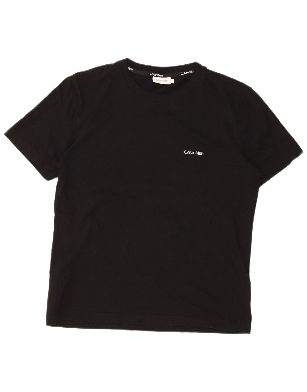 Calvin Klein Herren T-Shirt Top Large Schwarz Baumwolle
