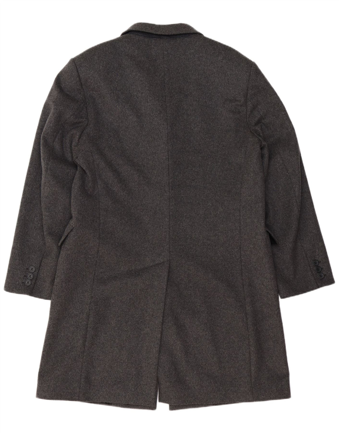 BENETTON Herrenmantel IT 52 XL graue Wolle
