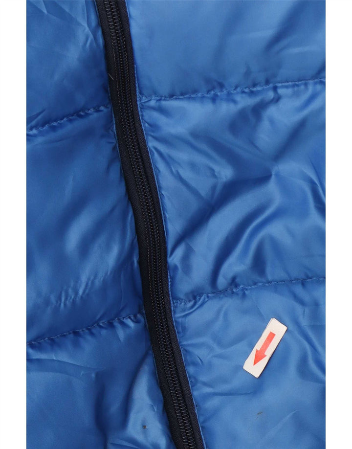 Replay Herren-Kapuzenjacke, wattiert, UK 38, mittelblau, Polyester