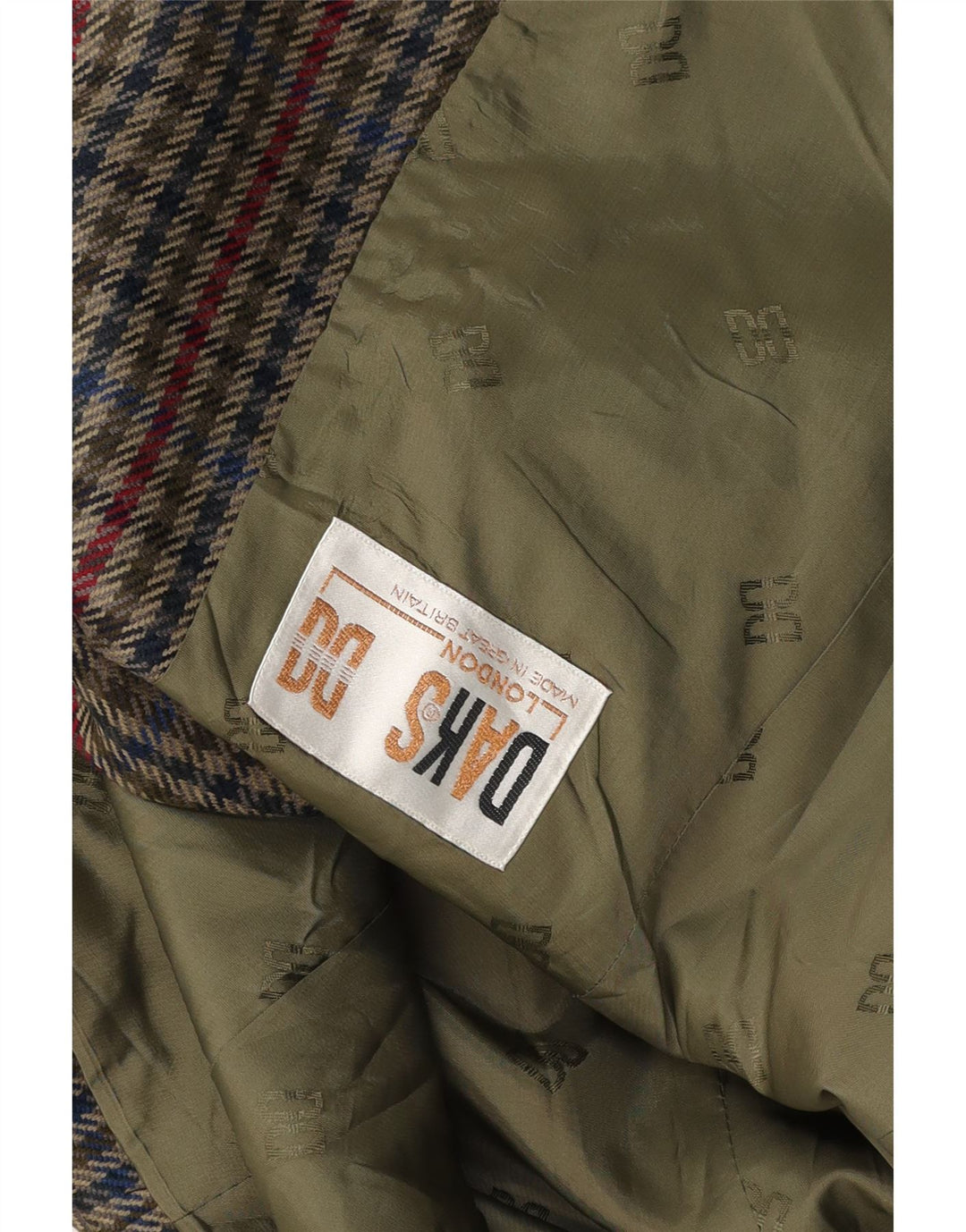 DAKS Damen-Blazerjacke mit 3 Knöpfen, Größe M, mehrfarbig, kariert, UK 14