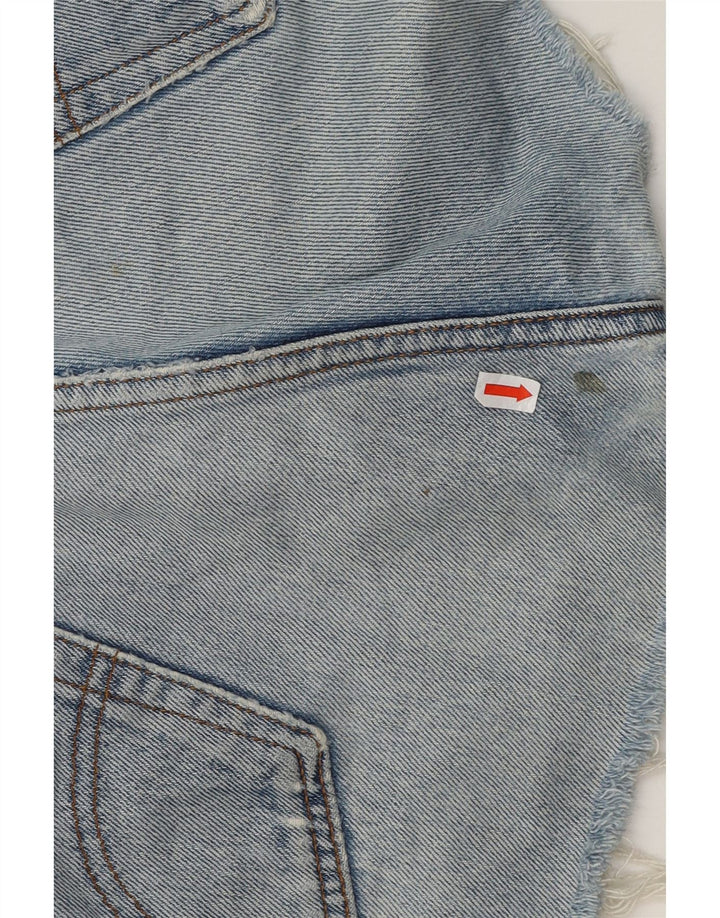 LEVI'S Womens 501 Denim Shorts W34 Large Blue Cotton Vintage Levi's and Second-Hand Levi's from Messina Hembry 