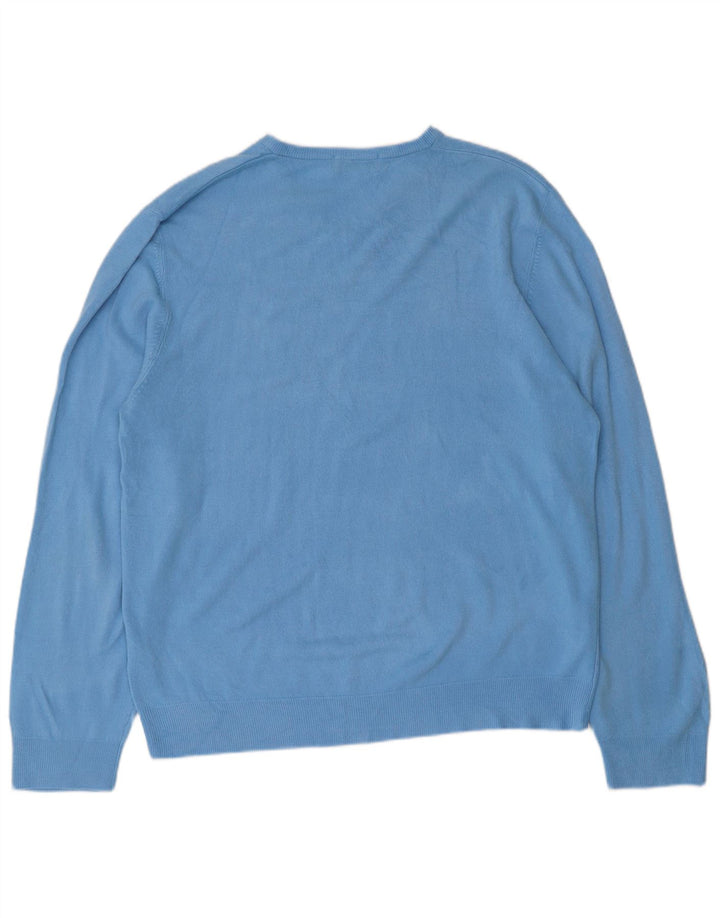 Marks & Spencer Herren Blue Harbor V-Ausschnitt Pullover Pullover XL Acryl